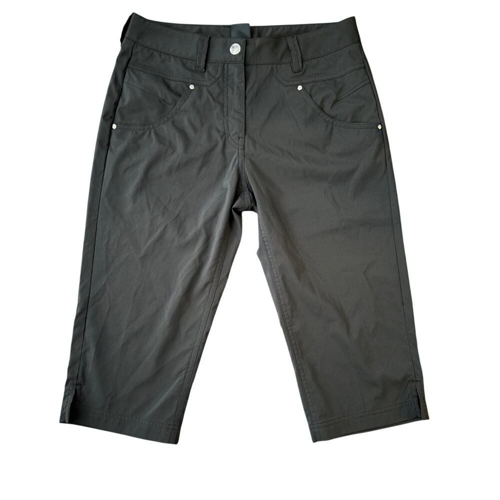Nivo by Lanctot Bermuda Women's Shorts Gray Stretch Size 2